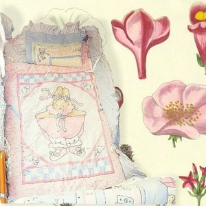 VINTAGE Daisy Kingdom Noah's Ark Crib Bedset HANDMADE
